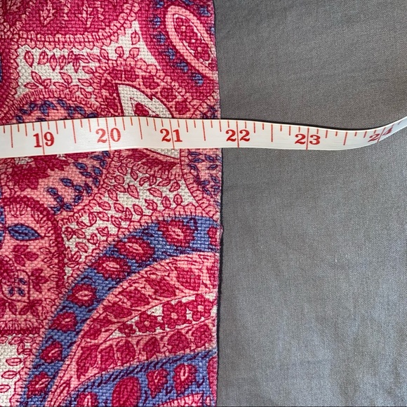 VINTAGE Pink Paisley Pencil Skirt - Picture 6 of 6